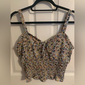 Floral Cropped Top